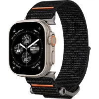 Spigen AMP05981 (42 mm, 44 mm, 45 mm, Nylon), Sangles de montre, Noir