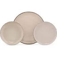 Hermia Concept , MOD18Y2730P02, Services de table, Service de table (18 pièces), Cannelle, Porcelaine, 27 x 27 x 2,5 cm
