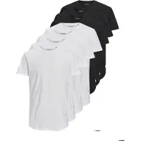 Jack & Jones T-Shirt 'JJENoa' noir / blanc