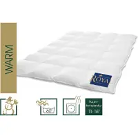 HANSKRUCHEN GmbH HANSKRUCHEN Royal couette en duvet 200x200 cm chaude 100% duvet d'oie lavable pour personnes allergiques couette d'hiver respirante blanche