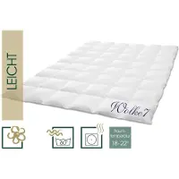 HANSKRUCHEN GmbH HANSKRUCHEN Wolke 7 couette en duvet 200x220 cm légère 90% duvet lavable pour personnes allergiques respirante blanche