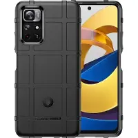Screen Guard Professional Étui pour Xiaomi Poco M4 Pro 5G Rugged Shield (Xiaomi Poco M4 Pro 5G), Coque pour téléphone portable, Noir