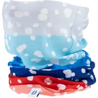 Salsa Cycles Unisexe, Écharpe, Arctica écharpe, rose/white/sky blue/ sapphire, royal, red, one size, Multicolore