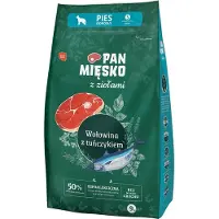 PAN MIĘSKO - aux herbes, boeuf et thon pour chiens de petites races - S 9 kg