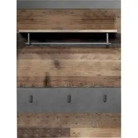 Trendteam Panneau d'armoire | 80 x 28 x 106 cm | Old Wood decor