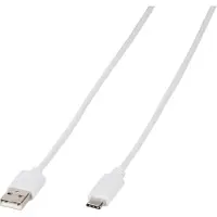 Vivanco ViVancoPBW CC UC 10 USB cable 1 m USB 2.0 USB A USB C White