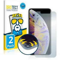 BROTECT Full-Cover Protection (Apple iPhone XS Max), Téléphone portable : film de protection, Transparent
