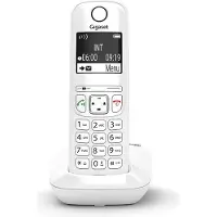 Gigaset Téléphone analogique/DECT AS690 Blanc Identification de l'appelant
