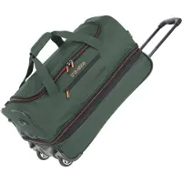 Travelite sac de voyage trolley Basics Wheeled Duffle dunkelgrün vert foncé 58cm