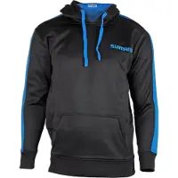 Shimano POUVOIR - Sweat à capuche noir , taille M - Sweat à capuche confortable pour l'atelier, idéal pour les mécaniciens.
