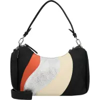 Desigual Sac bandoulière 'Kahlo Mayari' beige / rouge carmin / noir / argent