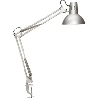 MAUL lampe de bureau LED Study, bureau - pied à pince - argenté