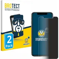 BROTECT Film anti-regards Anti-Spy Privacy Film de protection contre la lumière bleue (Apple iPhone 11 Pro Max), Téléphone portable : film de protection, Bleu