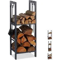 B2X Support en bois avec 2 étagères