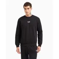 EA7 pour homme. 8NPM34_PJVTZ Sweat à manches longues noir (L), Casuel, Sport, Coton, Multisport