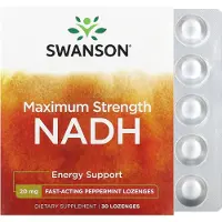 Swanson Health , NADH Force Maximale, Menthe, 20 mg, 30 Pastilles