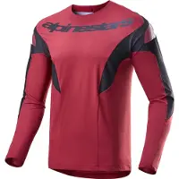 Alpinestars Maillot De Course A-Supra Burgundy, Taille: XXL