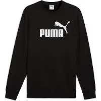 Puma Sweat de sport 'ESS No. 1' noir / blanc cassé