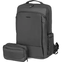Natec Kudu Plus sac à dos pour ordinateur portable avec organiseur 156 pouces 16L (15.60", Universel), Sac pour notebook, Noir