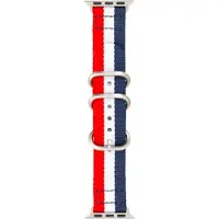 BigBen Interactive Bracelet Apple Watch 38-40-41mm Nato 138 à 205mm Boucle Argent Bigben
