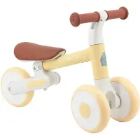 Momi Vélo pliant Dex sans pédales, jaune,
