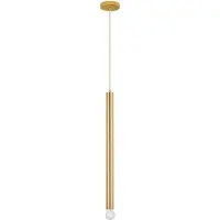 Nova Luce NORWAY Lampe à suspension E27 or 180x4,5cm dimmable 9287949 (E27)