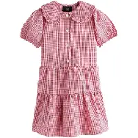Next Robe rouge / blanc