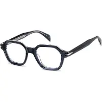 David Beckham Lunettes de Vue DB 7140 48/20/145 Blue crystal Acetate frames MAN DB 7140