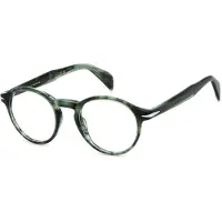 David Beckham Lunettes de Vue DB 1185 49/21/150 Green horn Acetate frames MAN DB 1185