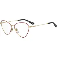 Moschino Lunettes de Vue MOS648 56/14/140 Red gold Metal frames WOMAN MOS648