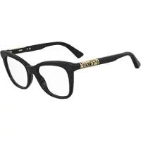 Moschino Lunettes de Vue MOS650 52/19/140 Black gold Acetate frames WOMAN MOS650