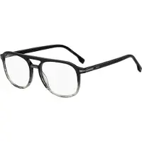 HUGO BOSS Lunettes de Vue BOSS 1755 53/17/145 Black striped grey Acetate frames MAN BOSS 1755
