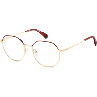 Polaroid Lunettes de Vue PLD D555 52/18/145 Gold burgundy Metal frames WOMAN PLD D555