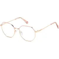 Polaroid Lunettes de Vue PLD D555 52/18/145 Gold pink Metal frames WOMAN PLD D555