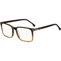 HUGO BOSS Lunettes de Vue BOSS 1753/G 55/17/145 Brown shaded horn Acetate frames MAN BOSS 1753/G