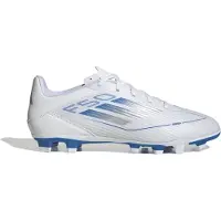 Adidas Bottes de football F50 Club Polar Victory Pack FG terrain ferme Homme Blanc/Silver Metallic/Blanc