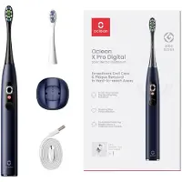 Oclean Elektrinis dantų šepetėlis X Pro Digital, Mėlynos spalvos