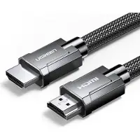 UGREEN Câble HDMI 2.1 8K 60 Hz / 4K 120 Hz 3D 48 Gbps HDR VRR QMS ALLM eARC QFT 2 m gris (HD135 70321)
