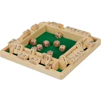 Relaxdays Shut Box (Allemand, Anglais, 2 - 4 Joueur)