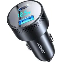 JOYROOM Chargeur de voiture avec voltmètre 53W (Usb C, Usb) Jr-Ccd01 Noir