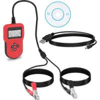 MSW Expondo Testeur de batterie automobile numérique - 12 V/24 V - LCD - multilingue