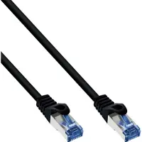 InLine 72803S Câble patch, Cat.6A, S/FTP, PE outdoor, noir, 3m