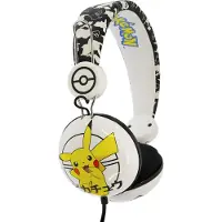 OTL TECHNOLOGIES Pokémon Pikachu Japanese Écouteurs Avec fil Arceau Musique Noir, Blanc, Jaune