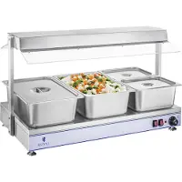 Royal Catering Expondo Plaque chauffante - 3 lampes halogènes - 1 550 W