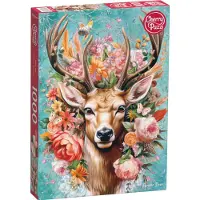 CherryPazzi Puzzle CHERRY PAZZI Cerfs en fleurs 1000 pièces