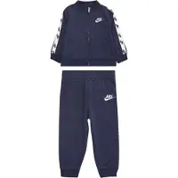 Nike Kids Full Zip With Logo Tap Long Sleeve Set Bleu 24 Months Enfants