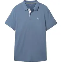 Tom Tailor T-Shirt bleu fumé / blanc