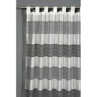 Gardinia Echarpe à passants, bande tissée (140 x 245 cm)