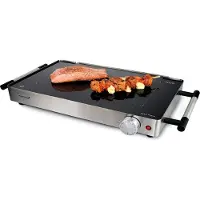 Korona 2 en 1 Gril en verre et chauffe-plat 46100 Acier inoxydable 800 W