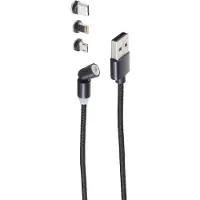 Shiverpeaks BS14-19002 Câble USB 2 m USB A USB C/Micro-USB B Noir (BS14-19002)